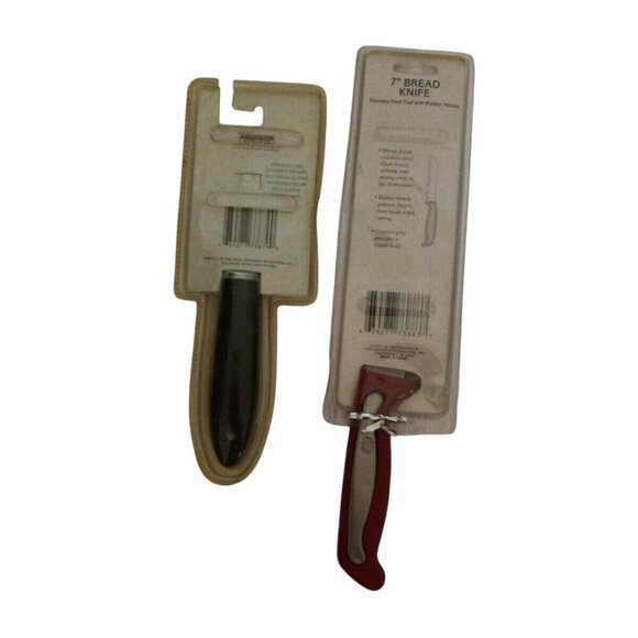 Royal Norfolk Bread Knife & Goodcook Paring Knife Stainless Steel Set - Picture 2 of 6